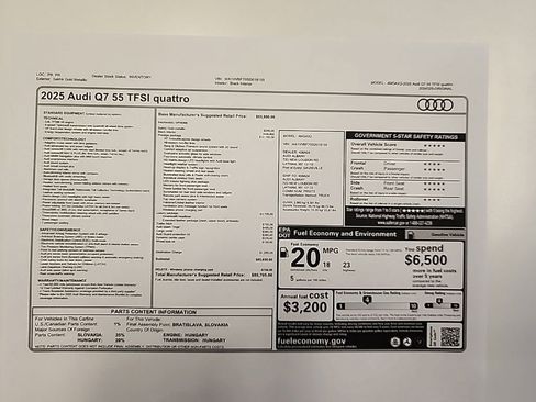 Used 2025 Audi Q7 3.0T Prestige AWD/4WD image 22