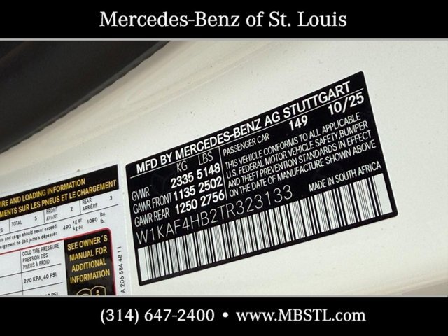 Certified 2026 Mercedes-Benz C 300 4MATIC Sedan image 19