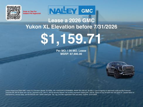 New 2026 GMC Yukon XL Elevation w/ Elevation Premium Package AWD/4WD image 3