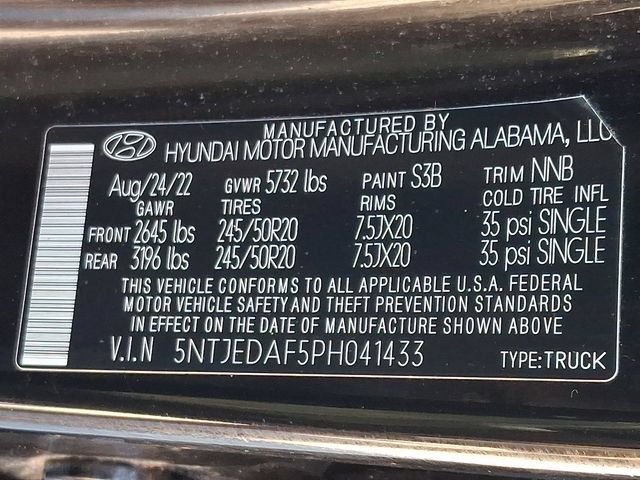 Used 2023 Hyundai Santa Cruz Limited AWD/4WD image 27