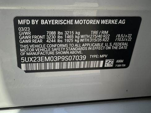 Used 2023 BMW X7 xDrive40i w/ Executive Package AWD/4WD image 37