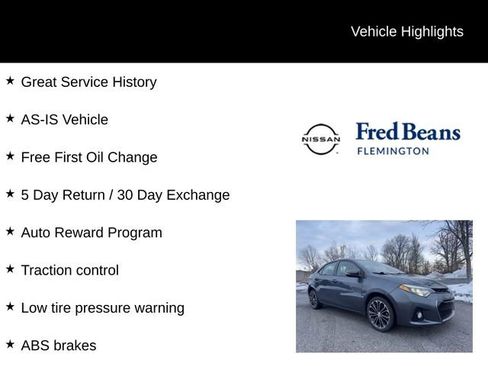 Used 2015 Toyota Corolla S image 5