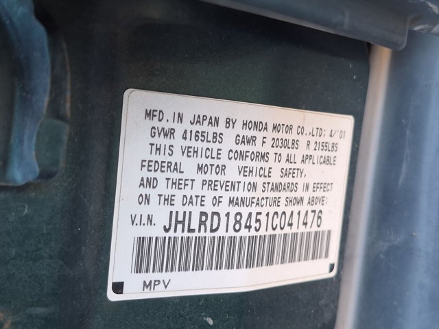 Used 2001 Honda CR-V LX image 13