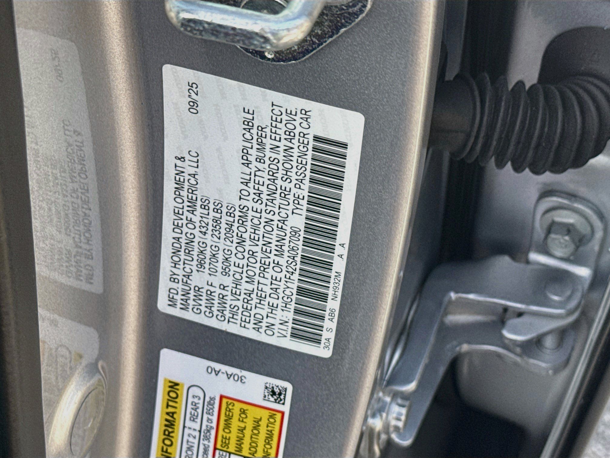 Used 2025 Honda Accord SE image 35