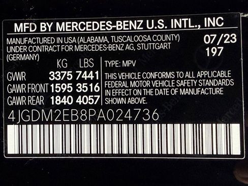 Used 2023 Mercedes-Benz EQS 450+ 4MATIC SUV image 19