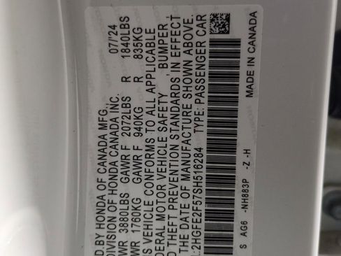 Certified 2025 Honda Civic Sport image 32