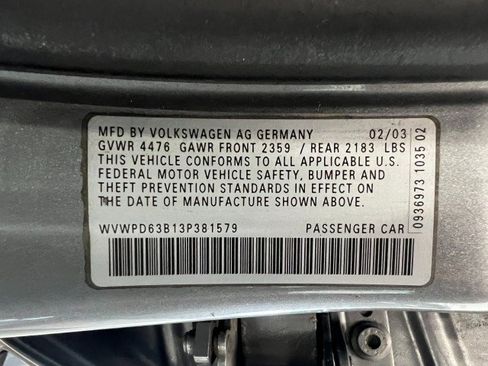 Used 2003 Volkswagen Passat GLS FWD image 22