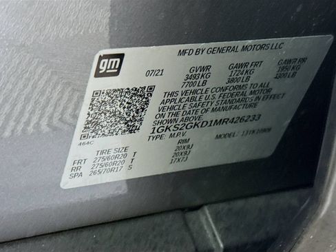 Used 2021 GMC Yukon XL SLT w/ SLT Premium Package AWD/4WD image 38