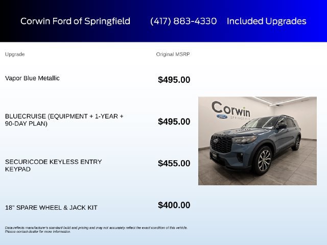 New 2026 Ford Explorer ST-Line AWD/4WD image 5