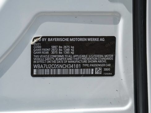 Used 2022 BMW 750i xDrive w/ Executive Package AWD/4WD image 78