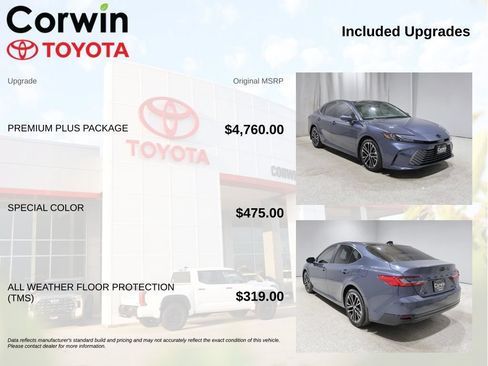 Used 2026 Toyota Camry XLE w/ Premium Plus Package FWD image 4