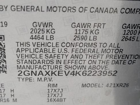 Used 2019 Chevrolet Equinox LT FWD image 33
