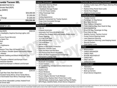 New 2026 Hyundai Tucson SEL AWD/4WD image 8
