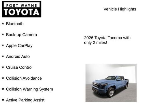 New 2026 Toyota Tacoma SR5 AWD/4WD image 7