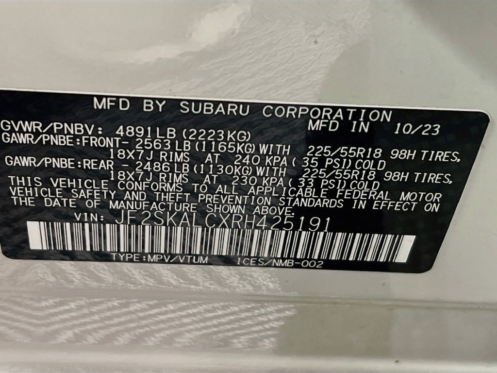 Certified 2024 Subaru Forester Limited AWD/4WD image 29