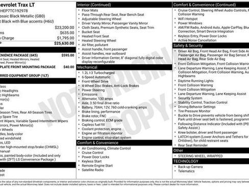 New 2026 Chevrolet Trax LT w/ LT Convenience Package FWD image 24