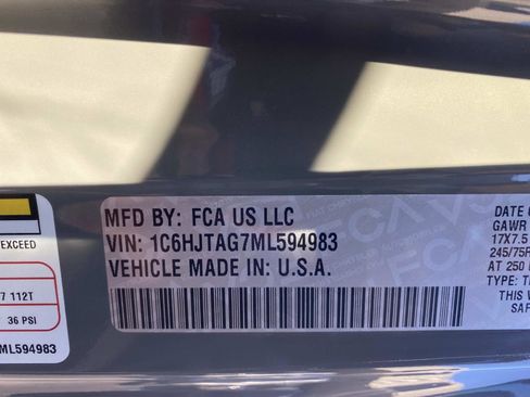 Certified 2021 Jeep Gladiator Sport image 24