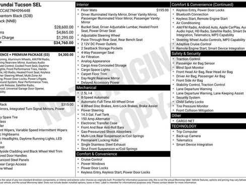 Used 2022 Hyundai Tucson SEL w/ Convenience + Premium Package image 9