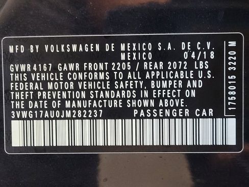 Used 2018 Volkswagen Golf SE FWD image 33