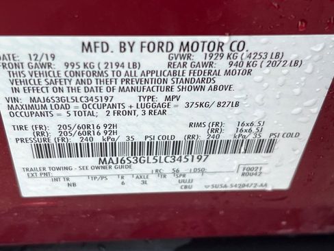 Used 2020 Ford EcoSport SE w/ SE Convenience Package image 31