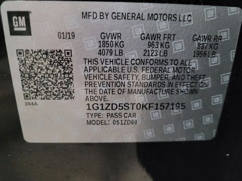 Used 2019 Chevrolet Malibu LT w/ Leather Package FWD image 33