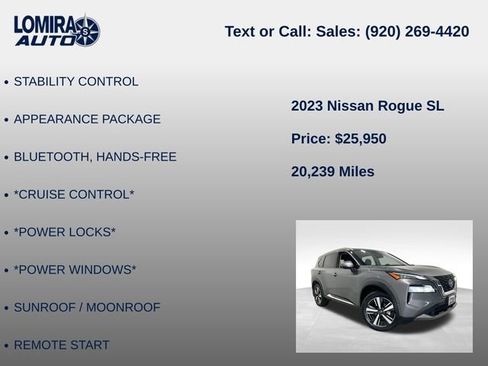 Used 2023 Nissan Rogue SL AWD/4WD image 14