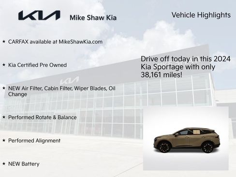 Certified 2024 Kia Sportage SX FWD image 9