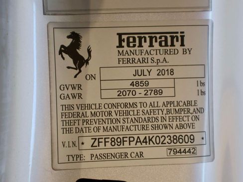 Certified 2019 Ferrari Portofino RWD image 39