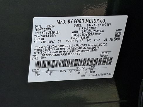 Used 2024 Ford Edge SEL AWD/4WD image 27