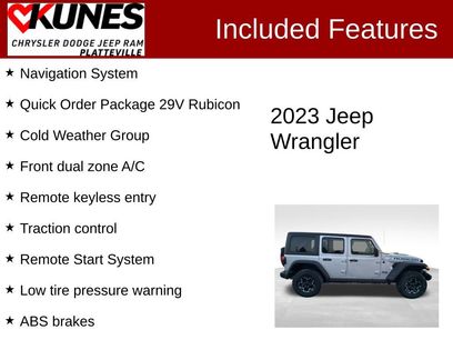 Used 2023 Jeep Wrangler Unlimited Rubicon 4xe w/ Cold Weather Group