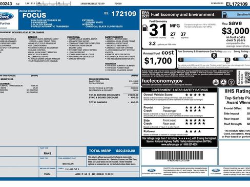 Used 2014 Ford Focus SE image 2