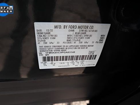 Used 2023 Ford Explorer Platinum w/ Premium Technology Package image 29