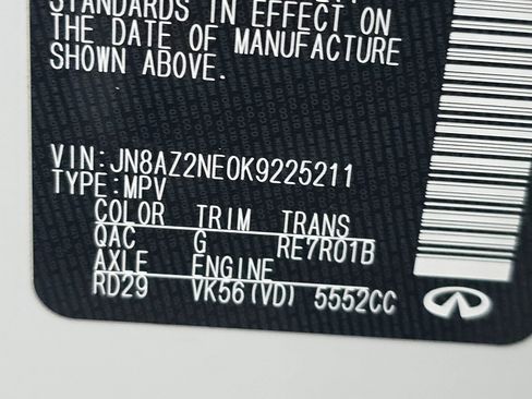 Used 2019 INFINITI QX80 Luxe w/ Proassist Package image 35