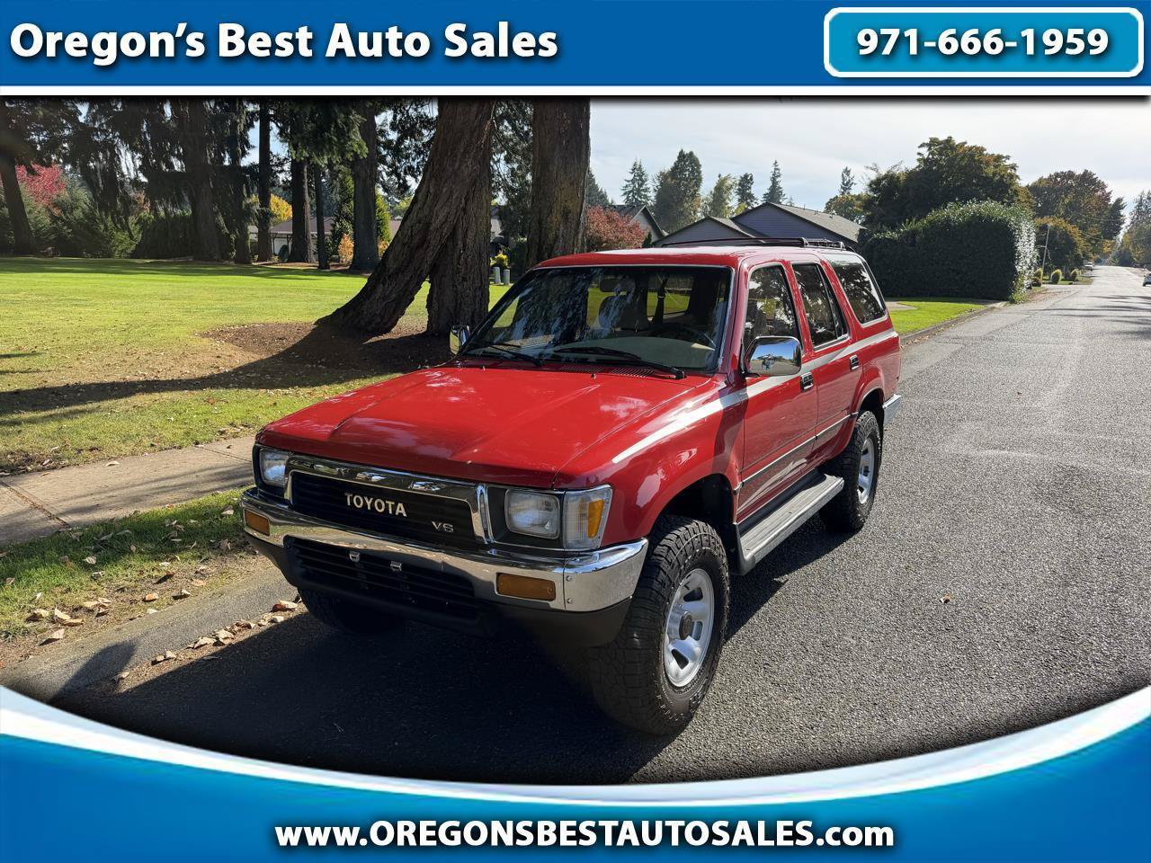 Used 1990 Toyota 4Runner SR5 AWD/4WD image 1