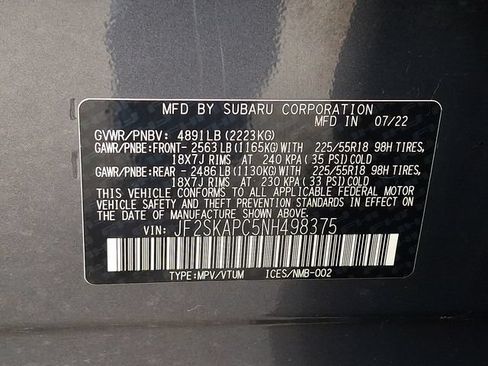 Used 2022 Subaru Forester Limited AWD/4WD image 30