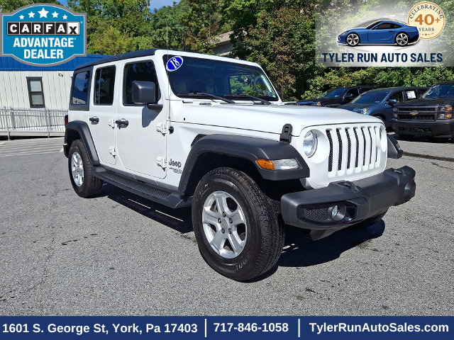 Used 2018 Jeep Wrangler Unlimited Sport S AWD/4WD image 1