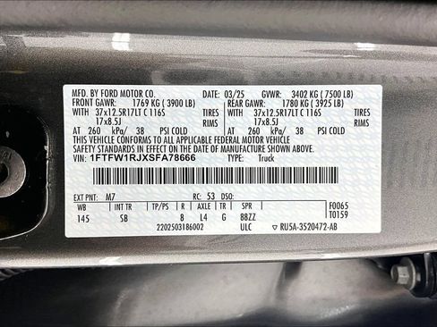 Used 2025 Ford F150 Raptor w/ Equipment Group 803A Raptor R AWD/4WD image 36
