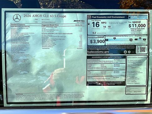 New 2026 Mercedes-Benz GLE 63 AMG S image 14