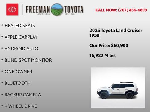 Used 2025 Toyota Land Cruiser 1958 AWD/4WD image 5