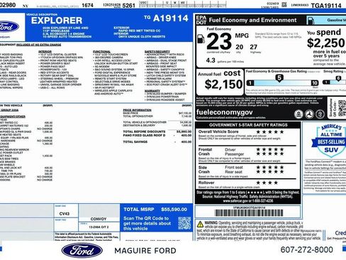 New 2026 Ford Explorer ST-Line w/ ST-Line Street Pack AWD/4WD image 3