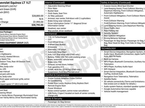 Used 2026 Chevrolet Equinox LT FWD image 25