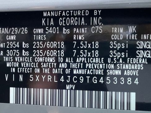 New 2026 Kia Sorento S image 30