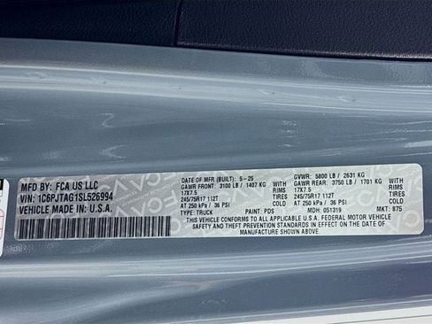 New 2025 Jeep Gladiator Sport image 33