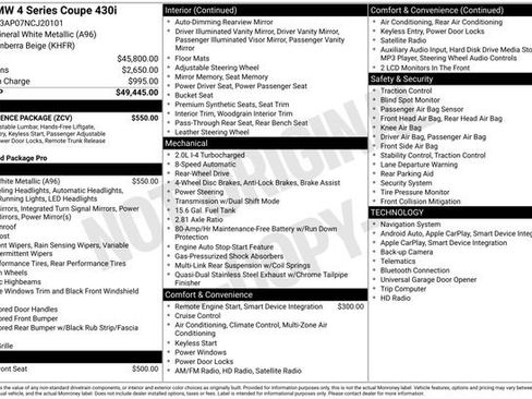 Used 2022 BMW 430i Coupe w/ Convenience Package image 15