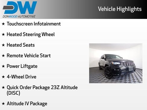 Used 2017 Jeep Grand Cherokee Altitude AWD/4WD image 3