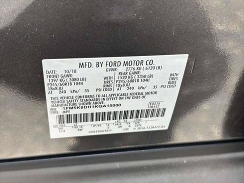 Used 2019 Ford Explorer XLT AWD/4WD image 21