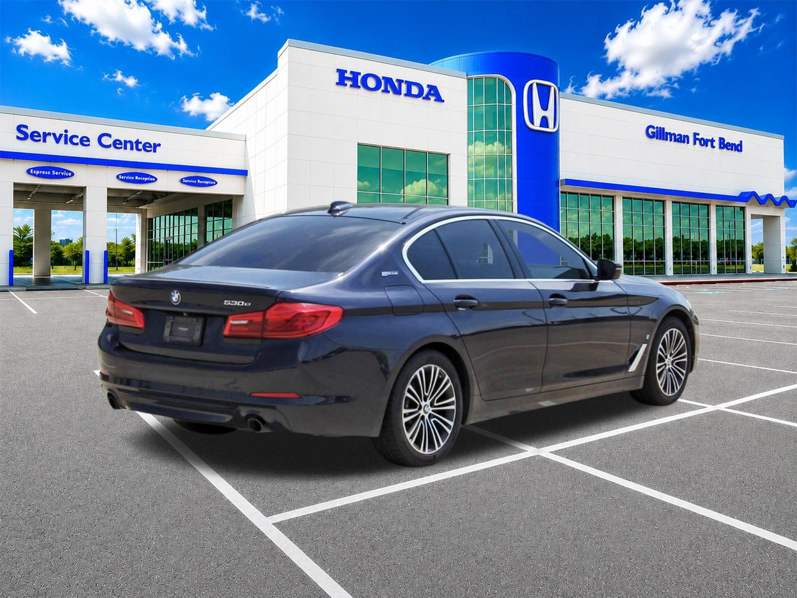 Used 2019 BMW 530e w/ Convenience Package RWD image 7