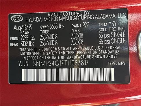 Used 2026 Hyundai Santa Fe SEL FWD image 20
