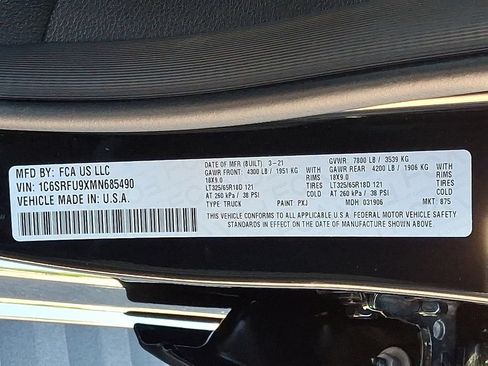 Used 2021 RAM 1500 TRX w/ TRX Level 2 Equipment Group AWD/4WD image 30