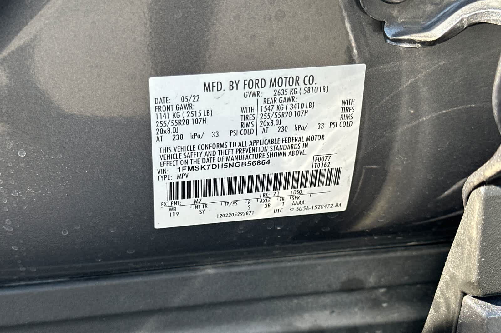 Certified 2022 Ford Explorer XLT w/ Equipment Group 202A RWD image 31